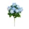 14" UV Resistant Artificial Hydrangea Bushes, 6ct.